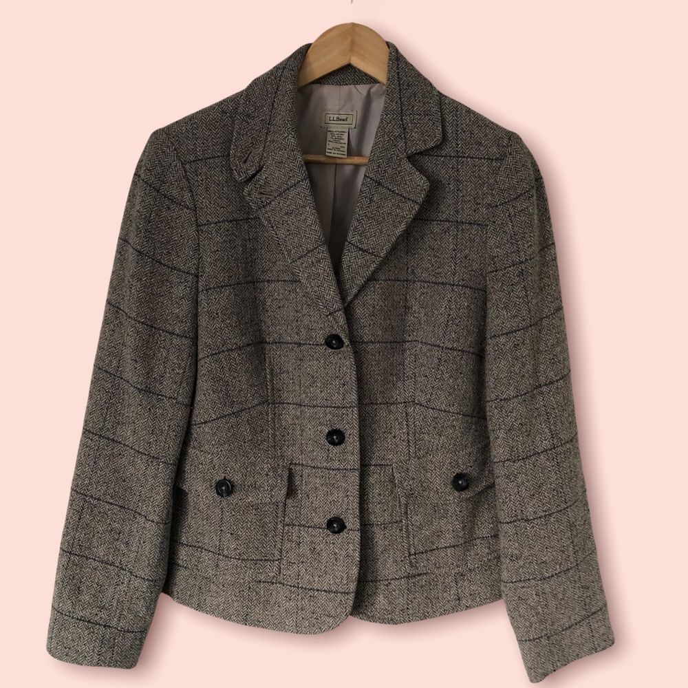 L.L. Bean Wool-Silk Blazer Coat